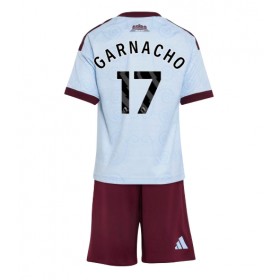 Dětské fotbalový komplet Aston Villa Alejandro Garnacho #17 Tretí košile 2026-27 Krátkým Rukávem